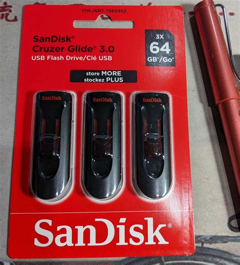 SanDisk Cruzer Glide 3.0 3-Pack 64GB USB Flash Drive - David Yin's Blog