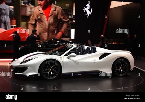 Ferrari 488 Pista Spider, Mondial Paris Motor Show, Paris, France, Europe Stock Photo - Alamy