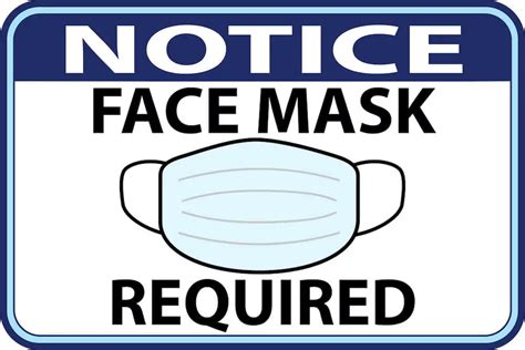 Printable Mask Required Sign