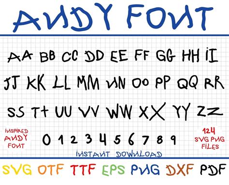 Andy Toy Story Font Australia 43 OFF