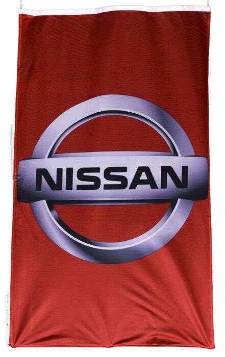 Nissan Vertical Red Flag Banner 5 X 3 Ft 150 X 90 Cm Flags Delivery