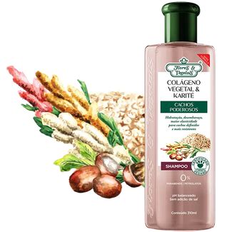 FLORES VEGETAIS CACHOS PODEROSOS SH 310ml COLAGENO