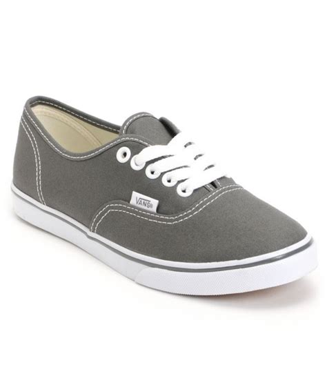 Vans Girls Authentic Lo Pro Pewter Shoe I Have Been Wanting A Pair Of These Exact Colored