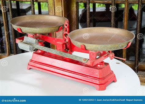 Antique Vintage Balance Scales Stock Image - Image of cast, instrument ...