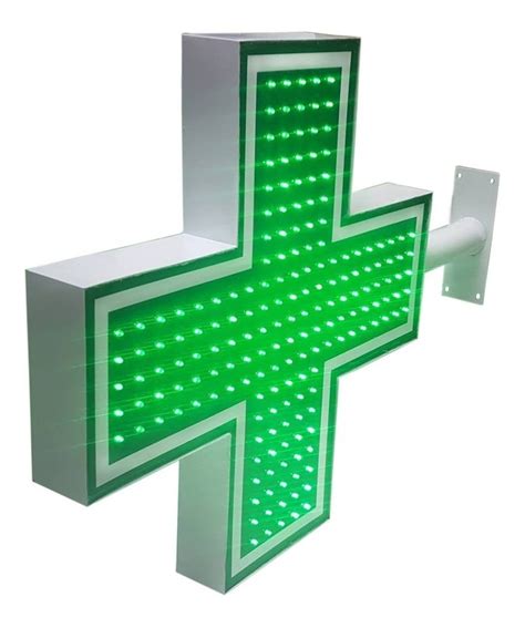 Carteles Led Cruz Farmacia X Luminosos Doble Faz Led Systems