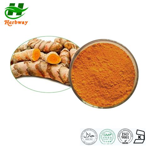 Herbway Kosher Halal Fssc Haccp Certified Herbal Extract Tumeric Root