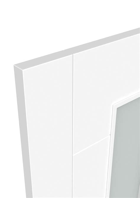 1981x762x35mm 78x30 Modern 7 Panel White Frosted Glazed Internal