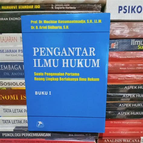 Jual Pengantar Ilmu Hukum Buku 1 Shopee Indonesia