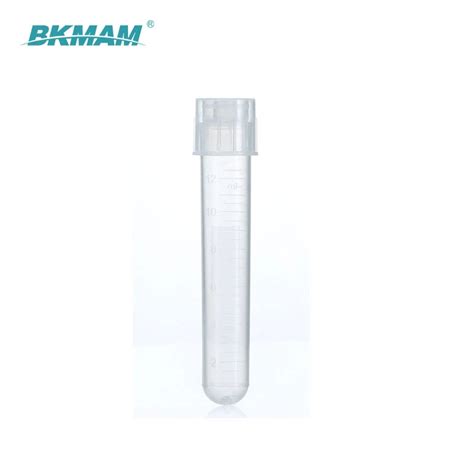 12 75mm Individual Packaging Test Tube PP Material Cell Culture Tubes