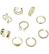 Amazon Loyallook Pcs Midi Ring Bohemian Knuckle Ring Sets