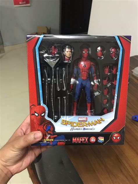 Mafex Spiderman Homecoming Ver 1 5 Hobbies Toys Toys Games On