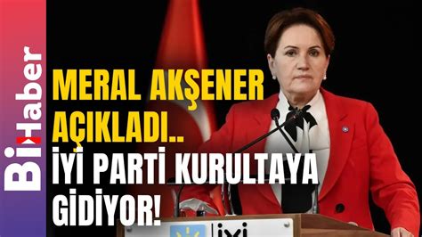 Meral Ak Ener A Klad Y Parti Kurultaya Gidiyor Bihaber Youtube