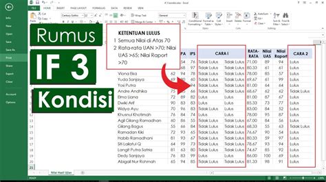 Membuat Kriteria Lebih Dari Kondisi Dengan Rumus If And Pada Ms Excel | The Best Porn Website