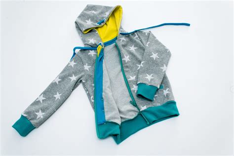 Kostenloses Schnittmuster Sweatjacke F R Kinder N Hen Snaply Magazin