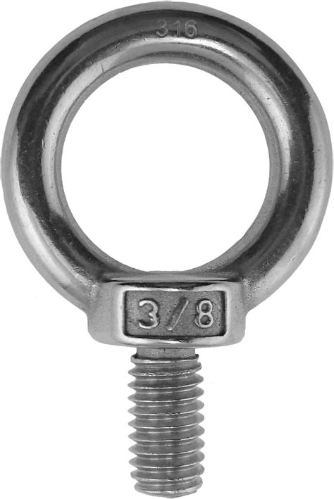 Amazon Qwork Unc Stainless Steel Eye Bolt Pack