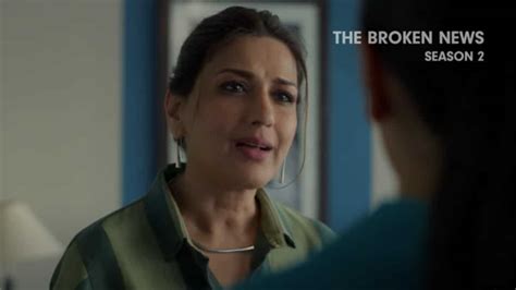 The Broken News Season Sonali Bendre Shares Tips On How To Be A