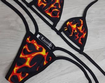 On Fire Bikini Etsy