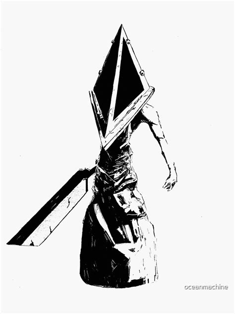 Pyramid Head Sticker By Oceanmachine Redbubble