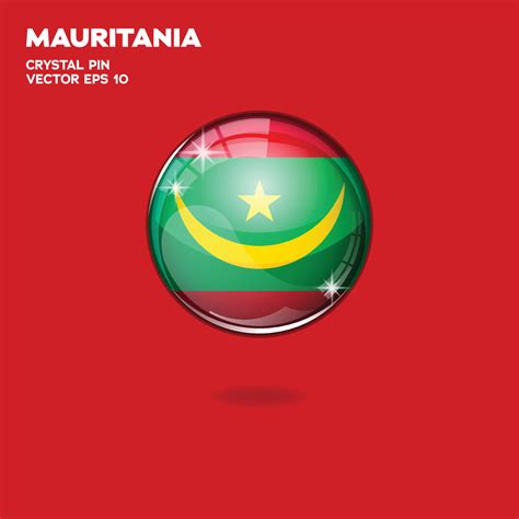 Mauritania Flag 3D Buttons 10940944 Vector Art at Vecteezy