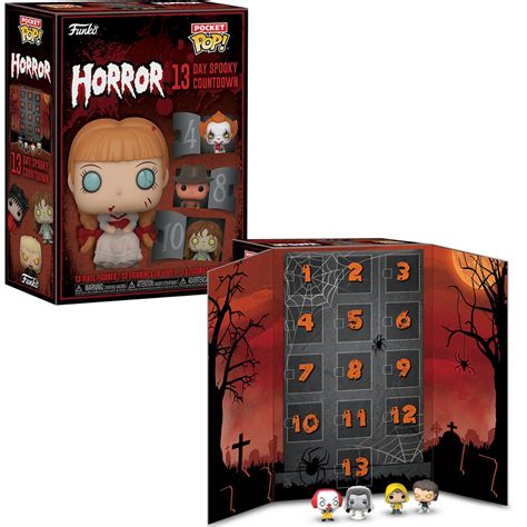 Funko Pop Calendar Advent Horror Halloween 13 Pecas Original Moça Do
