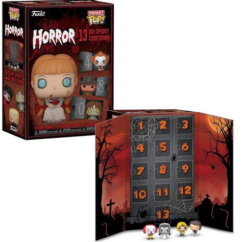 Funko Pop Calendar Advent Horror Halloween Pecas Original Mo A Do