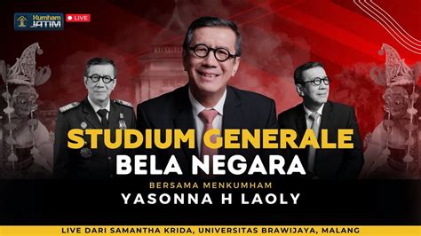 Studium Generale Bela Negara Bersama Menteri Hukum HAM Universitas