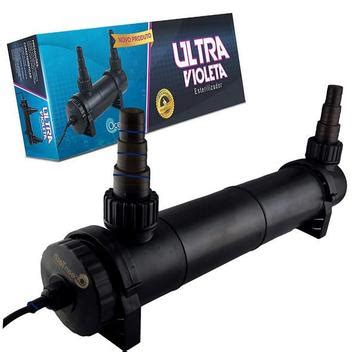 Filtro esterilizador uv 36w 110v lagos e aquários ocean tech Filtro