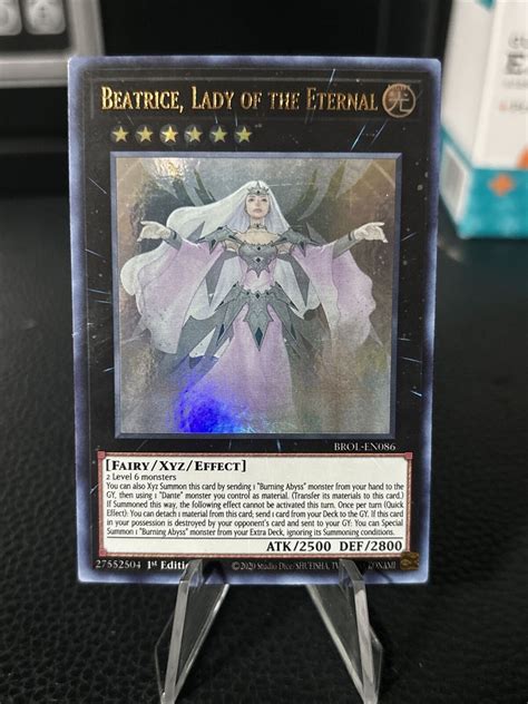 Yu Gi Oh Tcg Beatrice Lady Of The Eternal Brothers Of Legend Brol