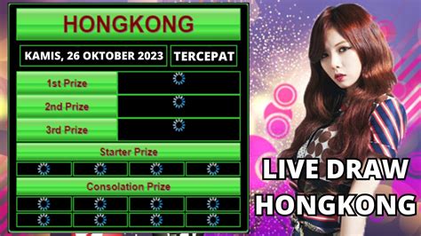 Live Draw Hongkong Malam Ini Kamis Oktober Live Draw