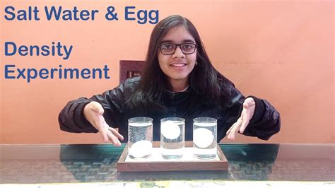 Salt Water And Egg Experiment Floating Egg Density Experiment Why Does Egg Float In Salty