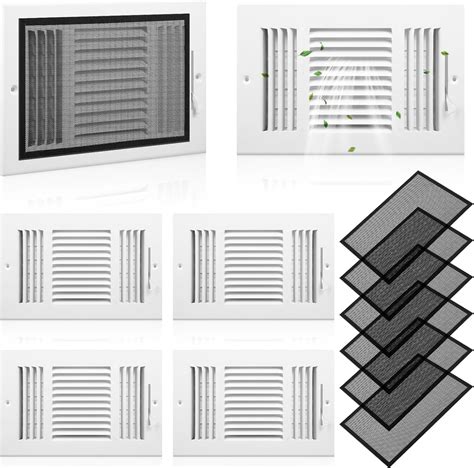 Gisafai 12 Pcs Wall Vent Cover Ceiling Vent Cover Duct Opening With