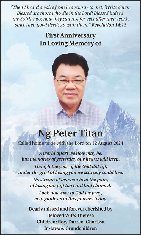 Obituaries.sg - Quek Nam Meng | Facebook