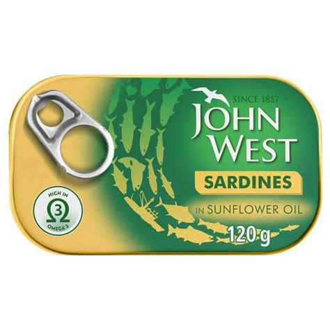 John West Sardines In Sunflower Oil 120g 1 1 Compare Prices