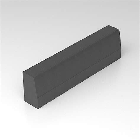 Бордюр - 1000x270x150 - Чорний - Бруківка