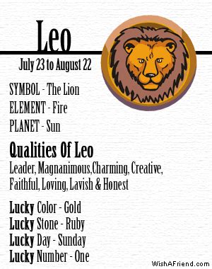 Leo Sign Meaning