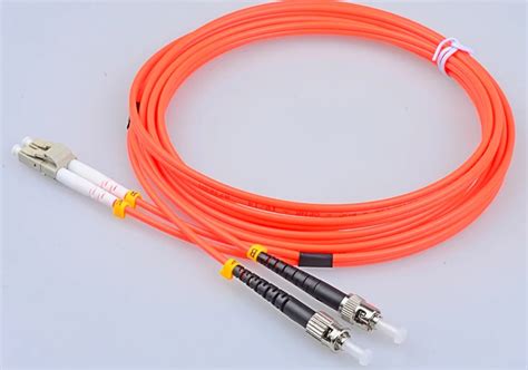 25 Meter LC To ST Fiber Optic Cable MultiMode Duplex Patch Cord OM1 62