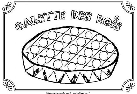 Coloriage Galette Des Rois Epiphanie