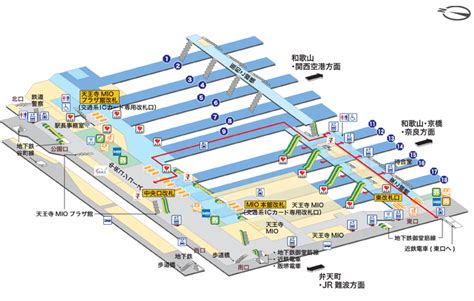 Jr天王寺駅（てんのうじえき）構内案内大阪府大阪市のjr関西本線（大和路線）／ 特急らくラクやまと停車駅 らくラクやまと通勤型特急