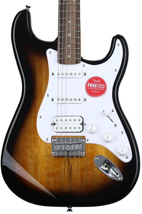 Squier Bullet Strat HSS HT - Brown Sunburst with Indian Laurel ...