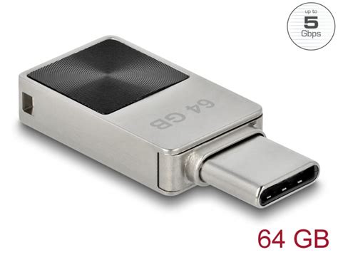 Delock Produkte 54084 Delock Mini USB 5 Gbps USB C Speicherstick 64 GB