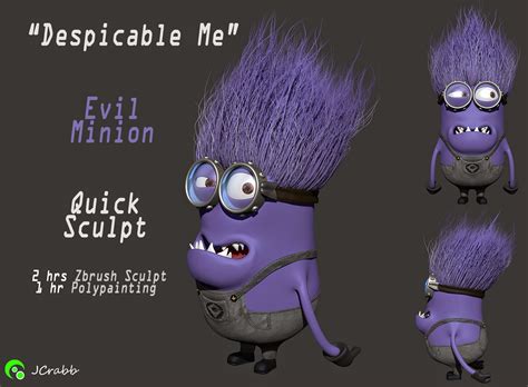 James Crabb 3d Artist Despicable Me 2 Evil Minion