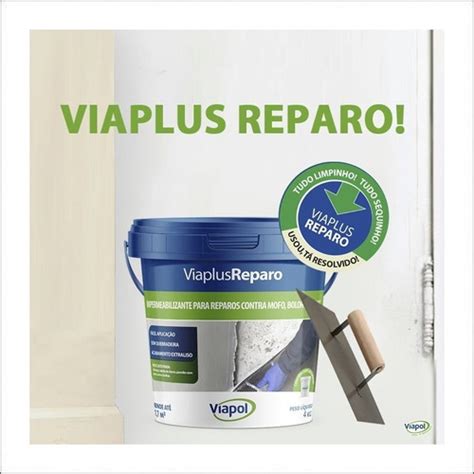 Impermeabilizante Rodap Parede Viaplus Reparo Kg Viapol