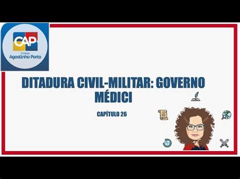 Aula 9º ano História Tema Ditadura civil militar Governo Médici