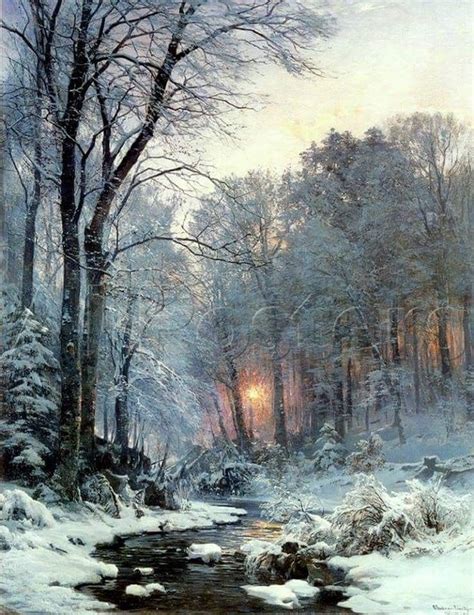 Anders Andersen Lundby Snow Art Winter Landscape Winter Scenery