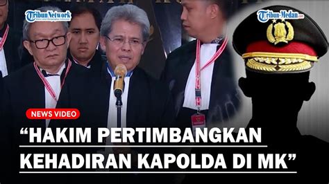 Tim Hukum Ganjar Ungkap Peluang Hadirkan Kapolda Di Mk Paling Penting