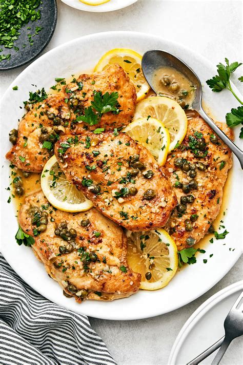 Chicken Piccata Downshiftology