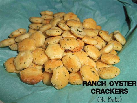 Ranch Oyster Crackers Recipe No Bake