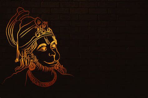 Hanuman In Black Smoke Background Hanuman HD Wallpaper 46 OFF