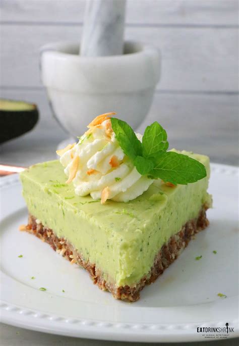 Raw Avocado Key Lime Pie Cheesecake Eat Drink Shrink Recipe Key Lime Pie Cheesecake