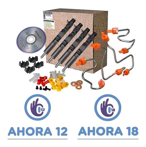 Kit Juego Inyectores Renault Clio Kangoo Logan Sandero K9k Cuotas Al